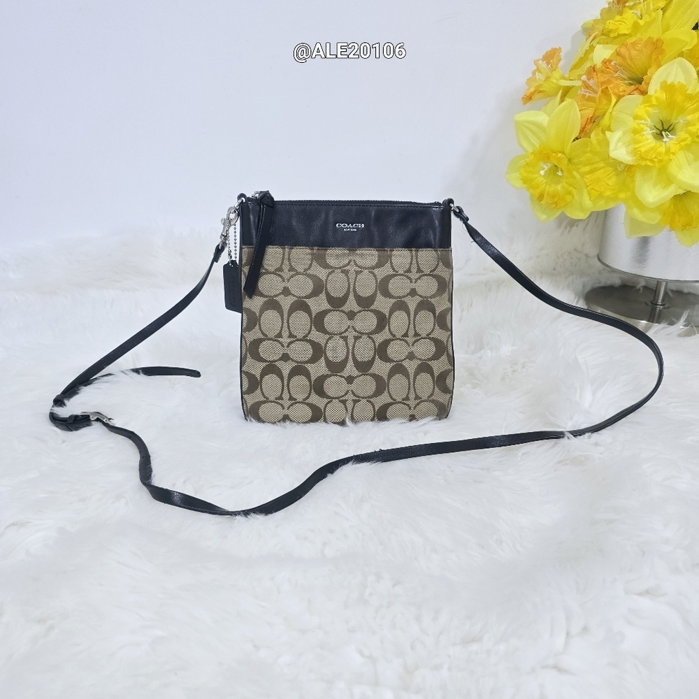 Coach Crossbody Bag - Brown and Tan